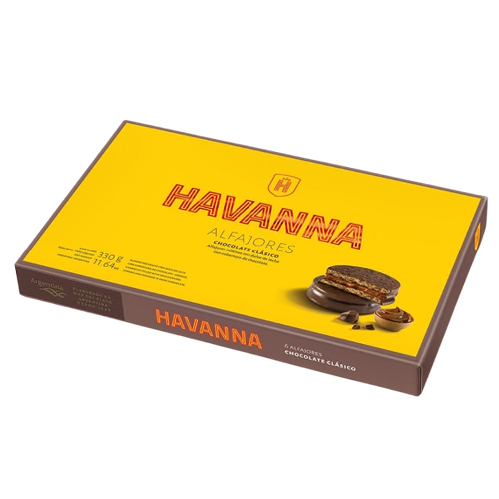 Alfajores de Chocolate HAVANNA Caja 6 un