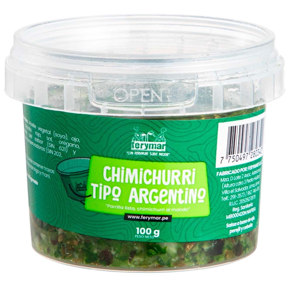 Chimichurri FERYMAR Bolsa 100g