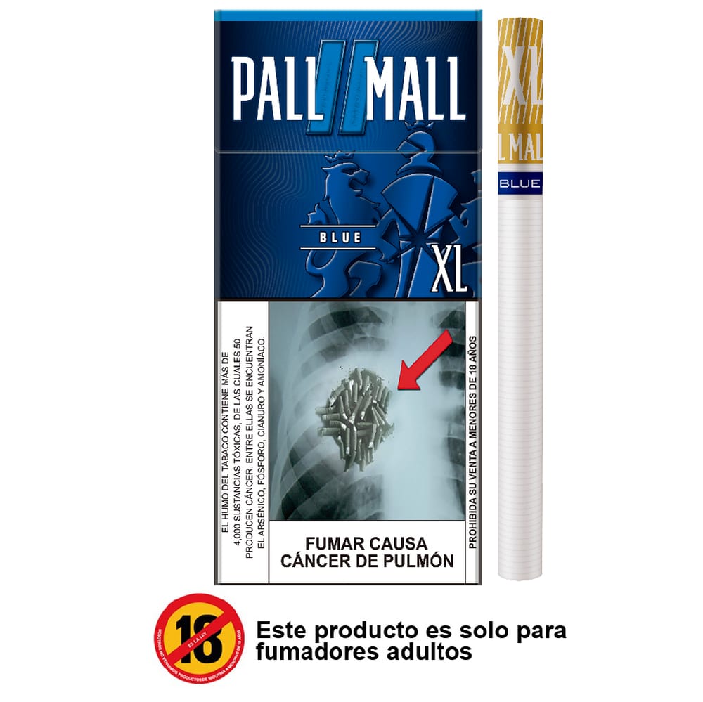 Cigarro PALL MALL Blue XL Caja 10un