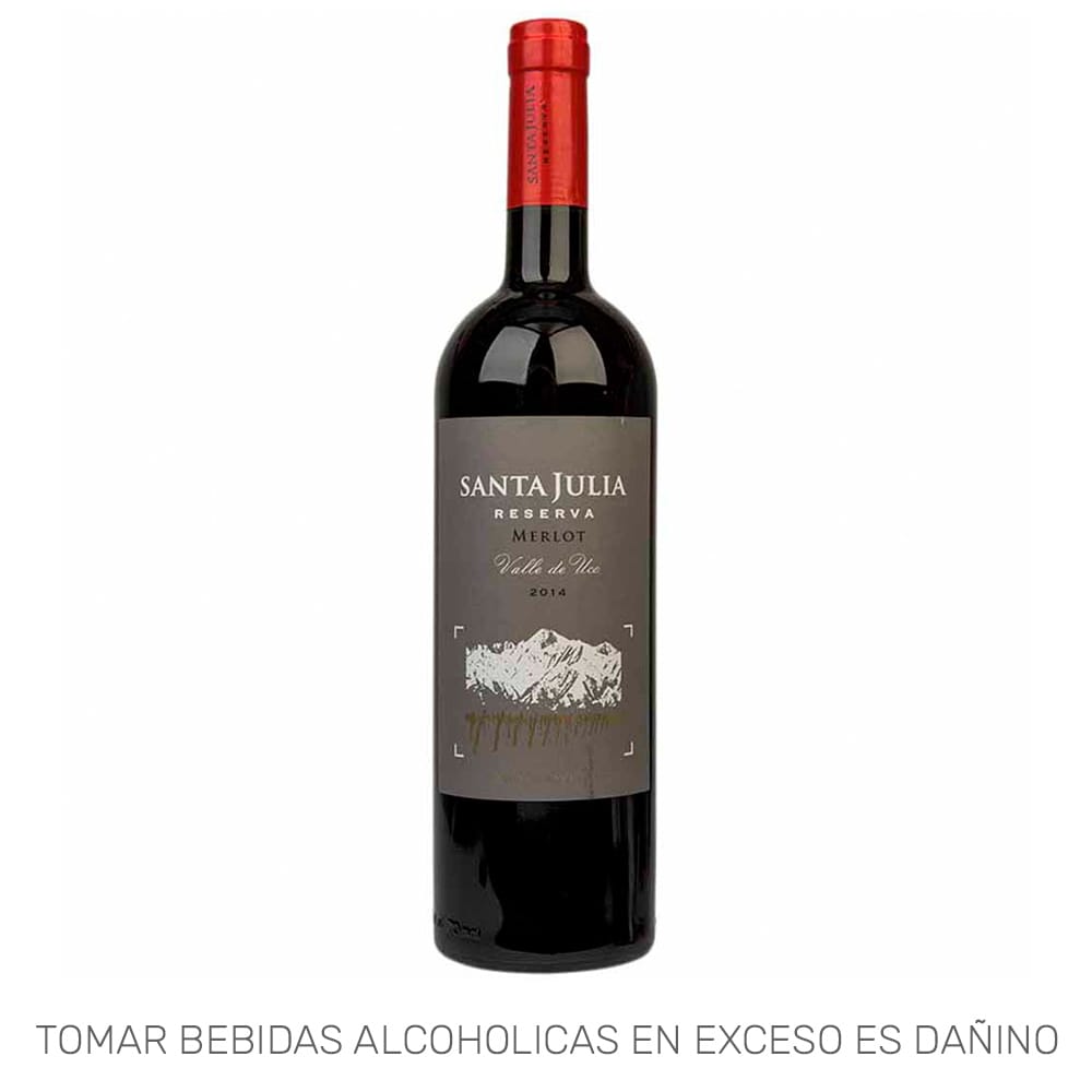 Vino SANTA JULIA Reserva Merlot Botella 750ml
