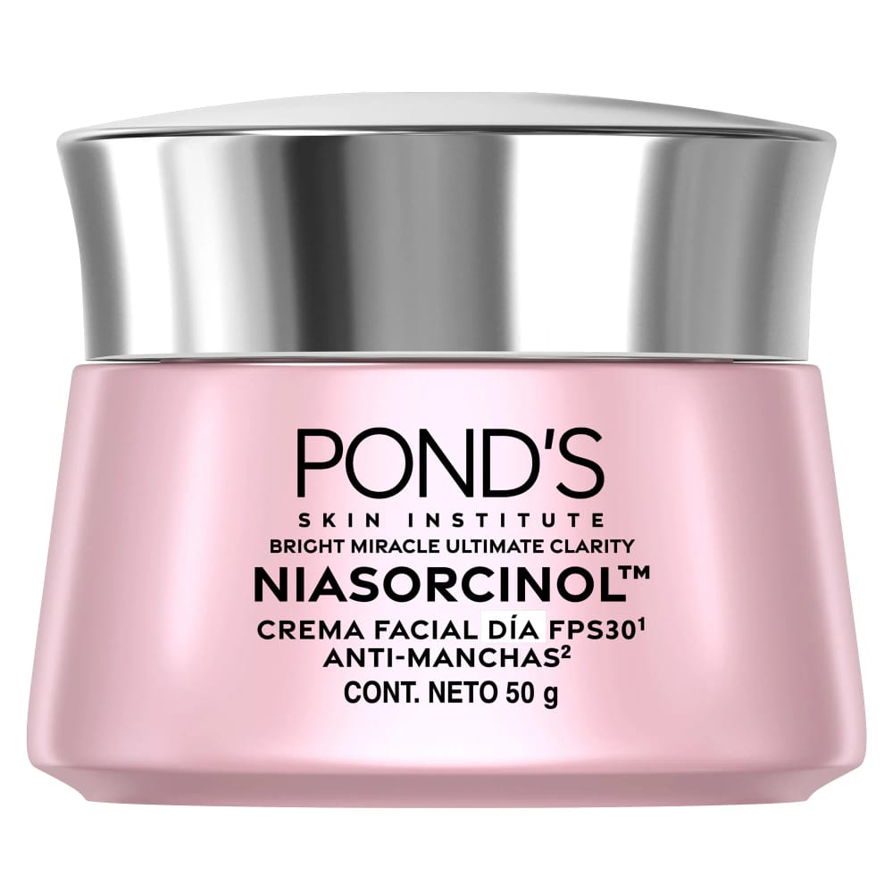 Crema Facial POND'S Bright Miracle Niasorcinol Antimanchas Día FPS30 Frasco 50g