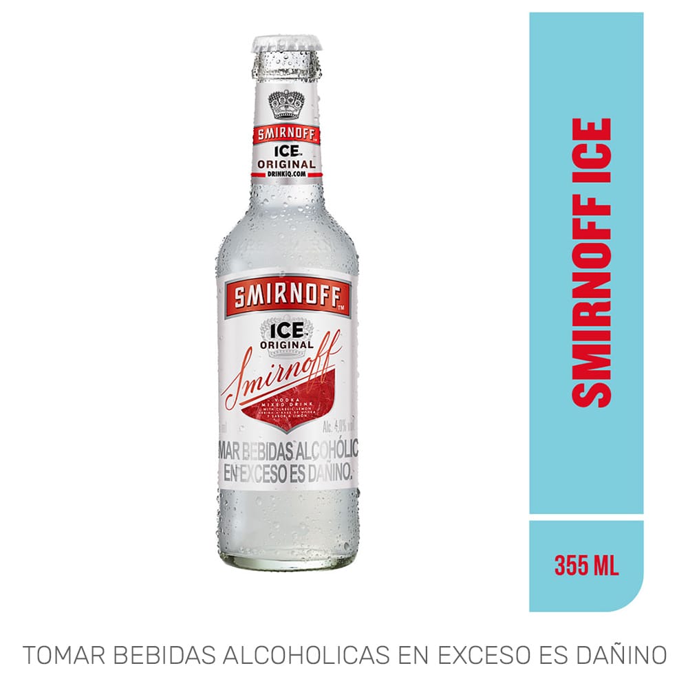 Licor Preparado SMIRNOFF Ice Original Botella 355ml