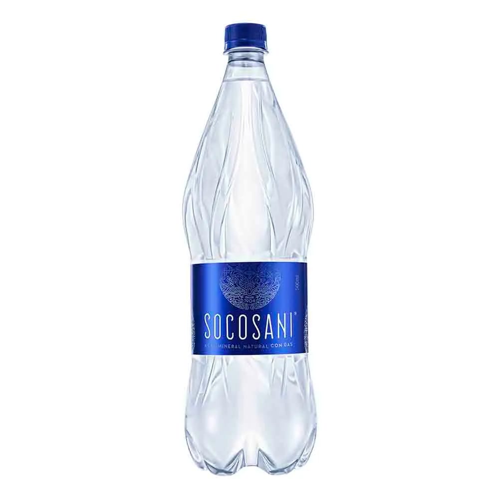 Agua Mineral con Gas SOCOSANI Botella 1.5L