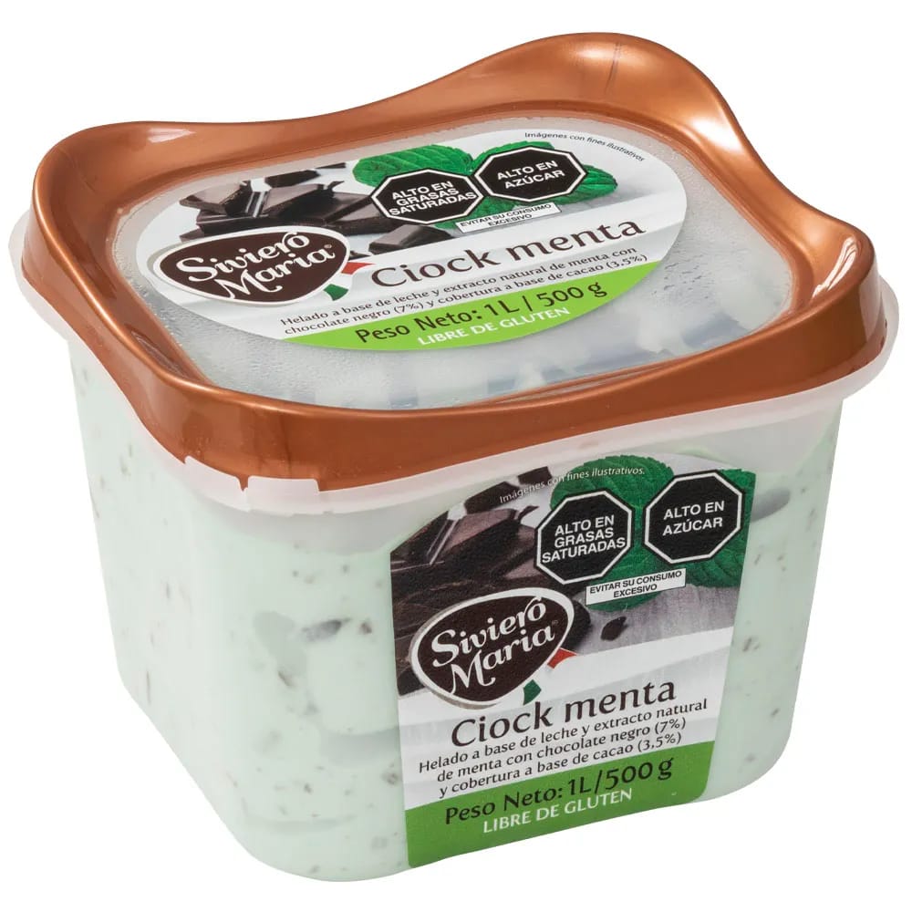 Helado SIVIERO MARIA Ciock Menta 1L