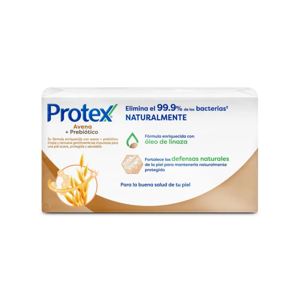 Jabón en Barra Antibacterial PROTEX Avena Paquete 6un