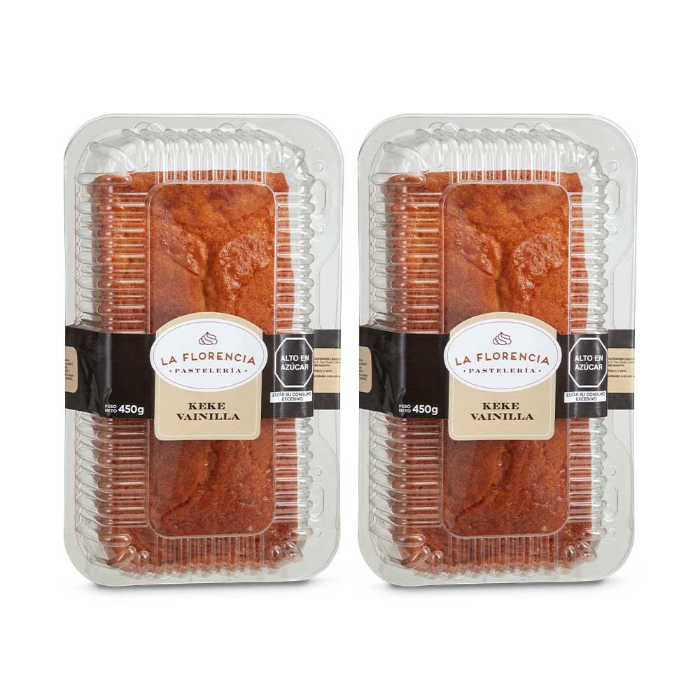 Pack Keke de Vainilla LA FLORENCIA 1un x 2un