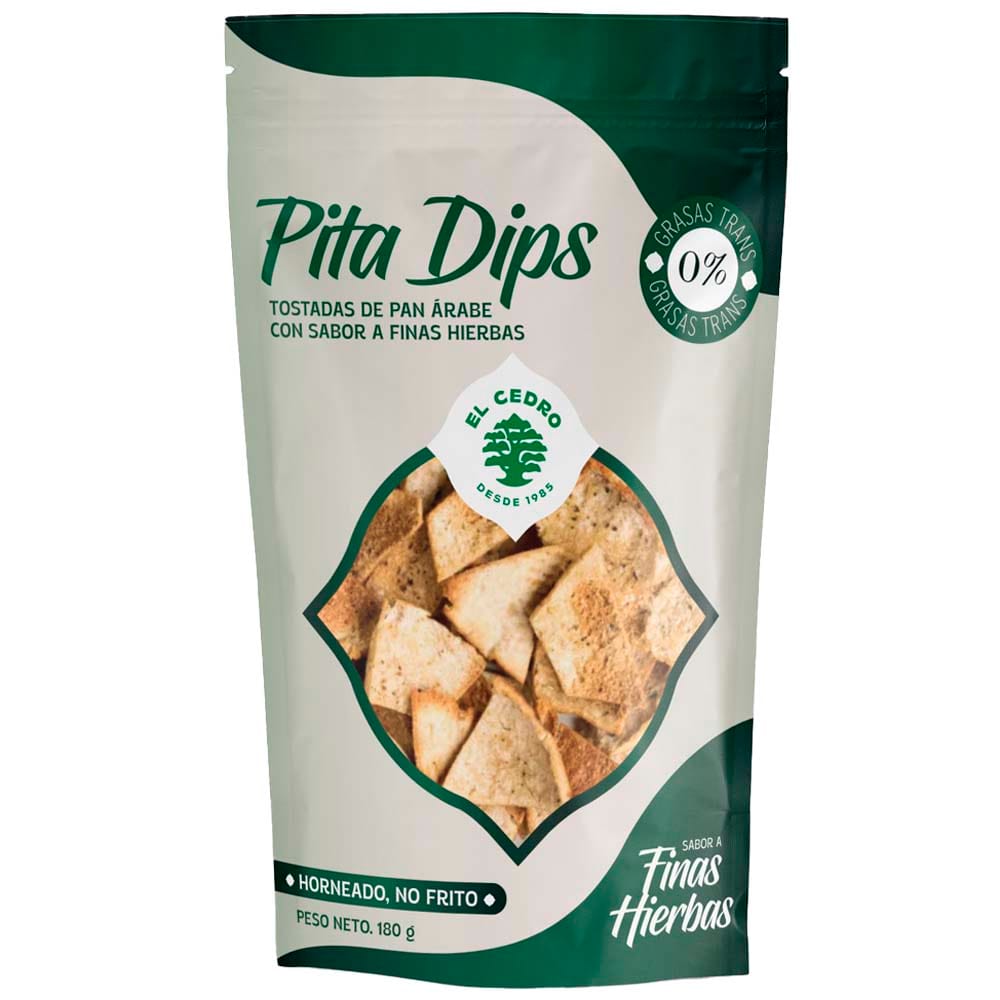 Pitachips de Finas Hierbas EL CEDRO Bolsa 180g