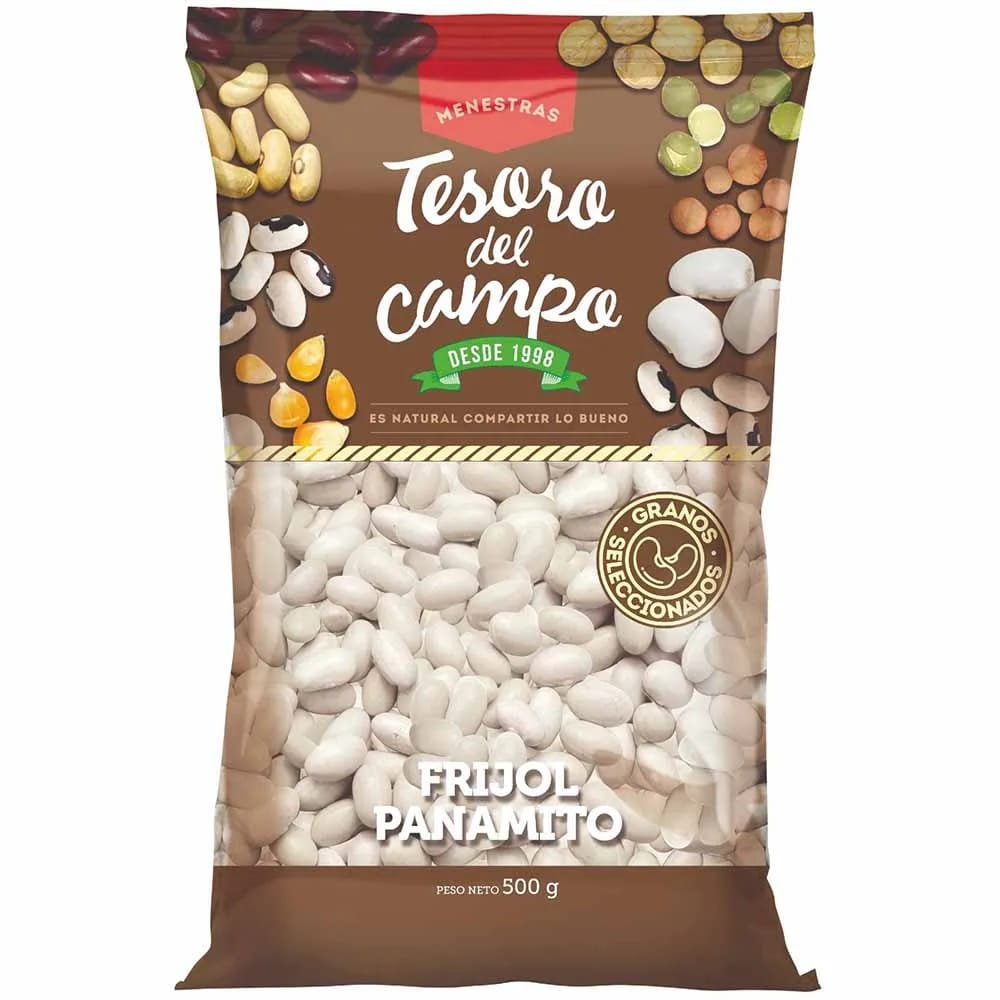 Frijol Panamito TESORO DEL CAMPO Bolsa 500g