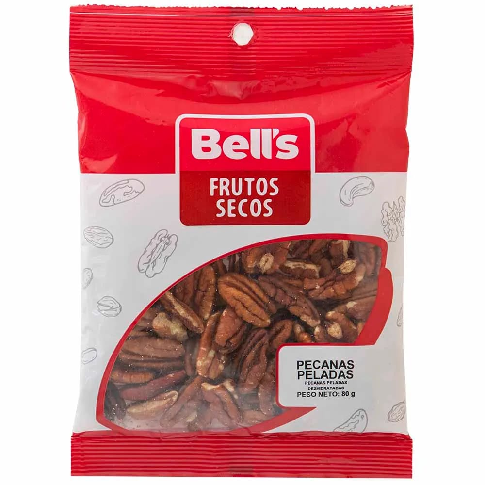 Piqueo BELL'S Pecanas Peladas Bolsa 80g