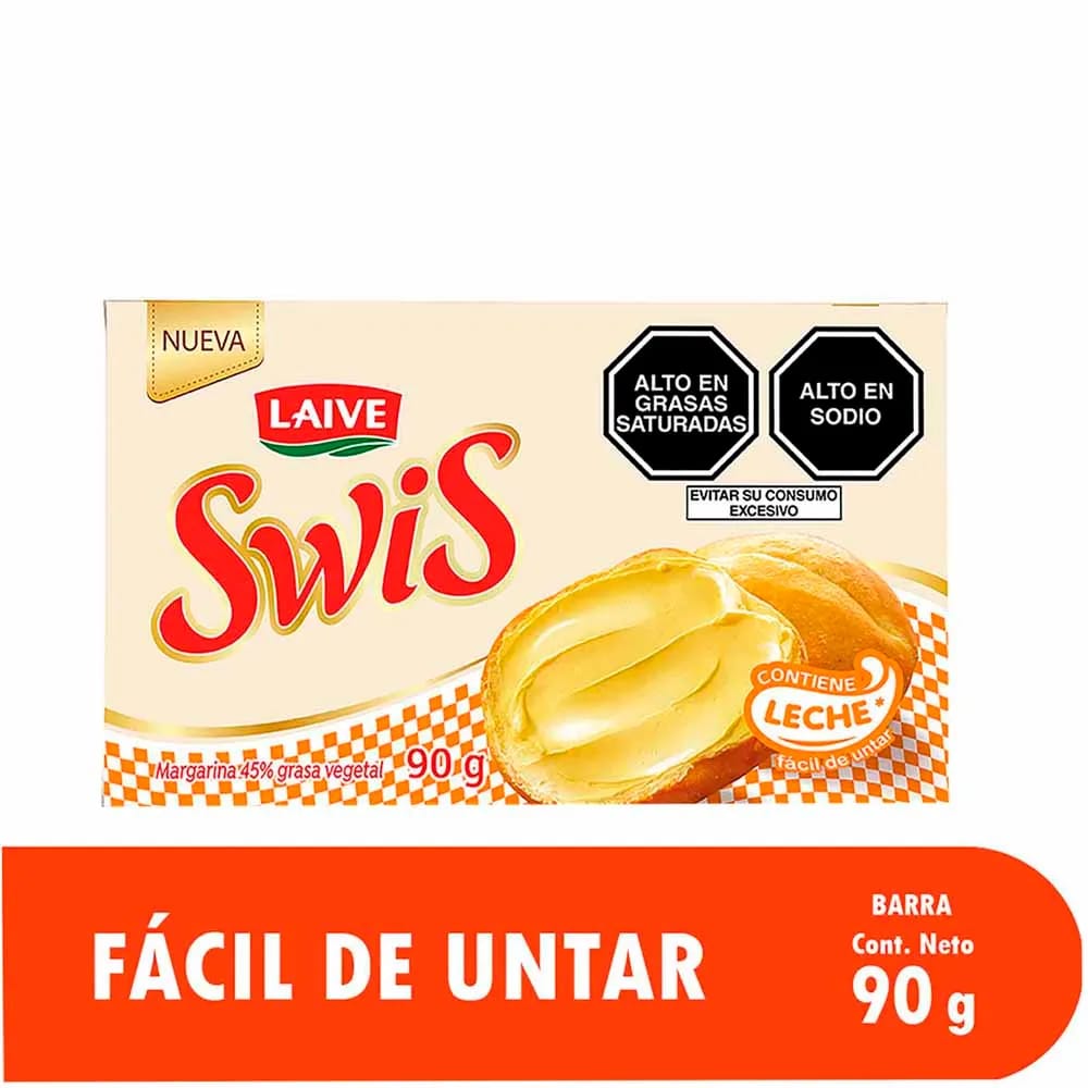 Margarina LAIVE Swis Barra 90g