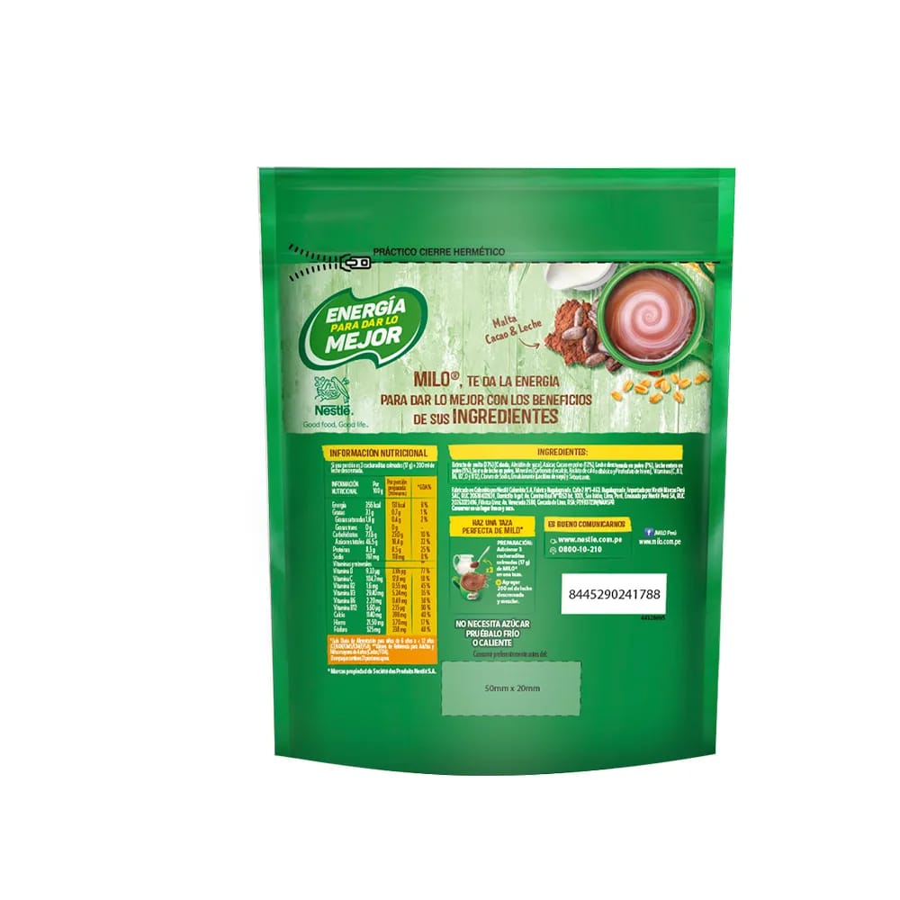 Fortificante Granulado MILO Activ - Go Doypack 350g