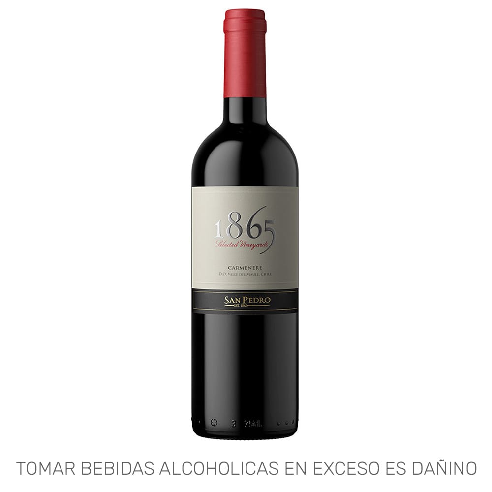 Vino SAN PEDRO 1865 Carmenere Botella 750ml