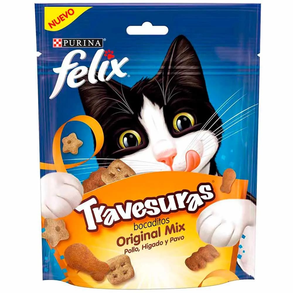 Alimento para Gato FELIX Travesuras Original Mix Pouch 60g