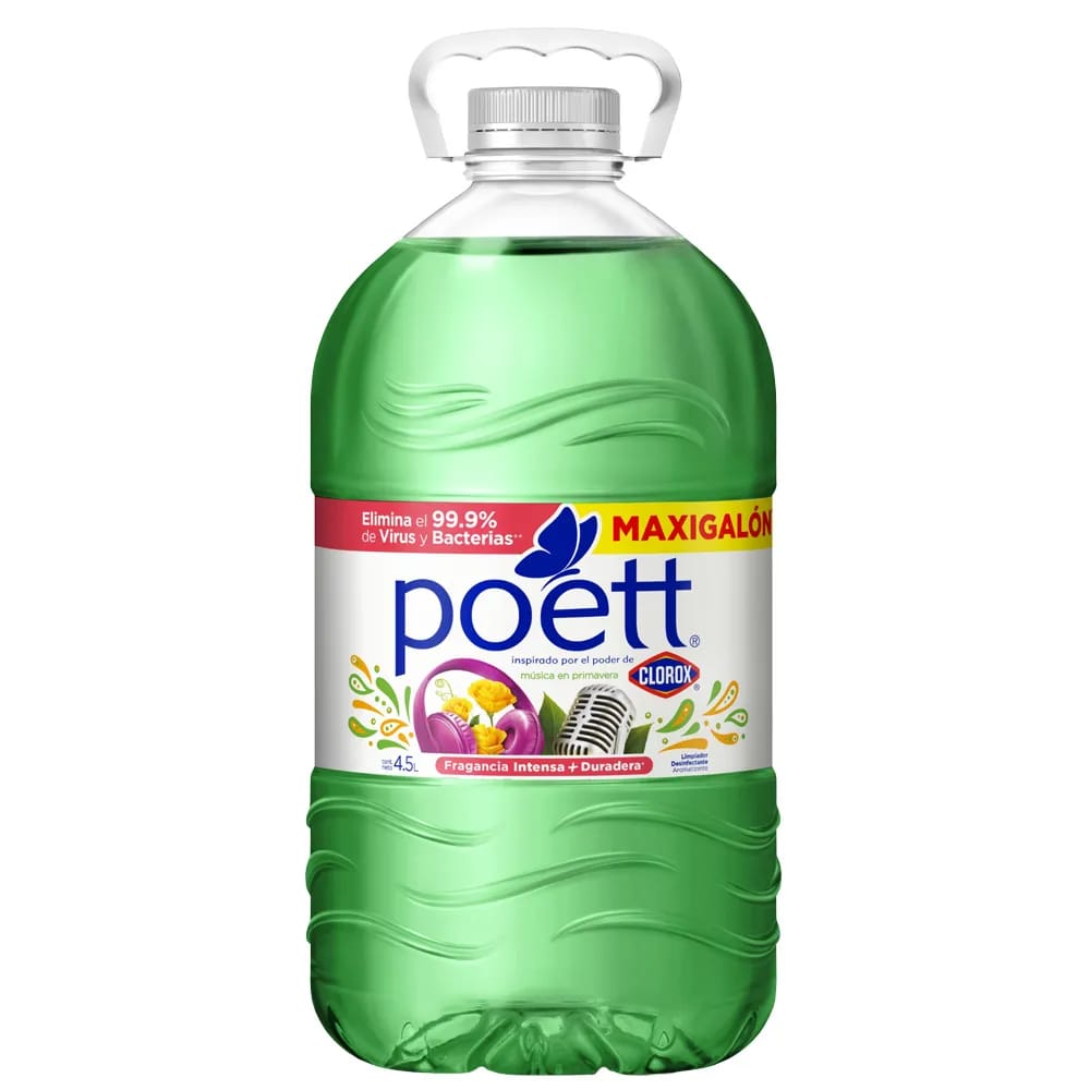 Limpiador POETT Música en Primavera Botella 4.5L