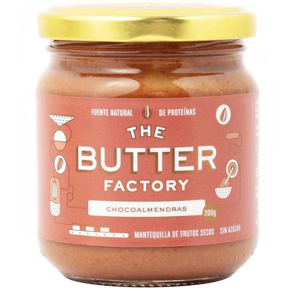 Mantequilla de Chocoalmendras THE BUTTER FACTORY Frasco 200g