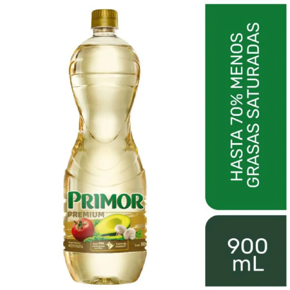 Aceite Vegetal Premium PRIMOR Botella 900ml