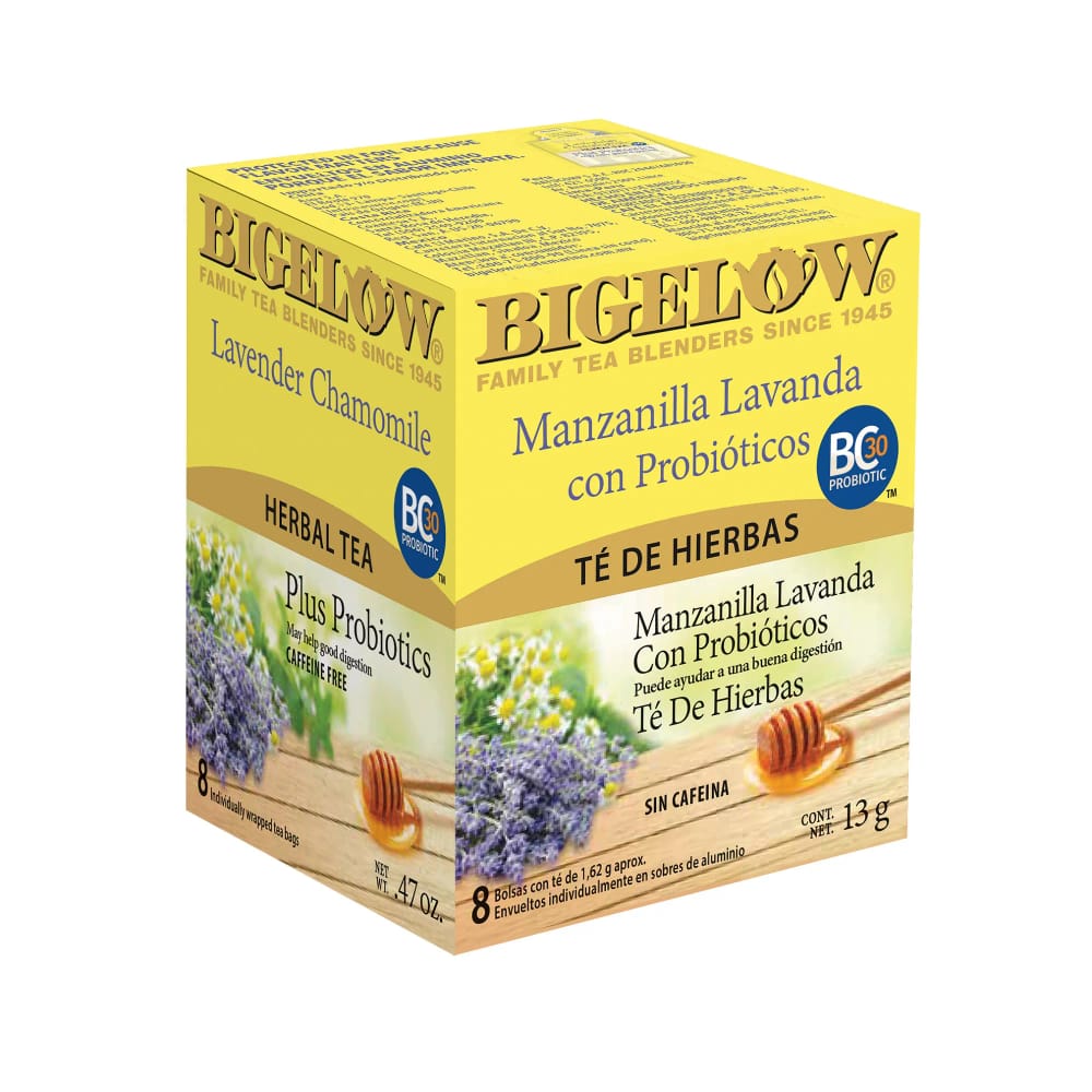 Infusión de Hierbas BIGELOW Manzanilla Caja 8un