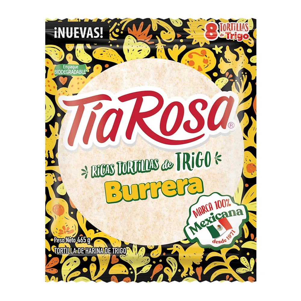 Tortilla de Trigo TÍA ROSA Burrera Bolsa 8un