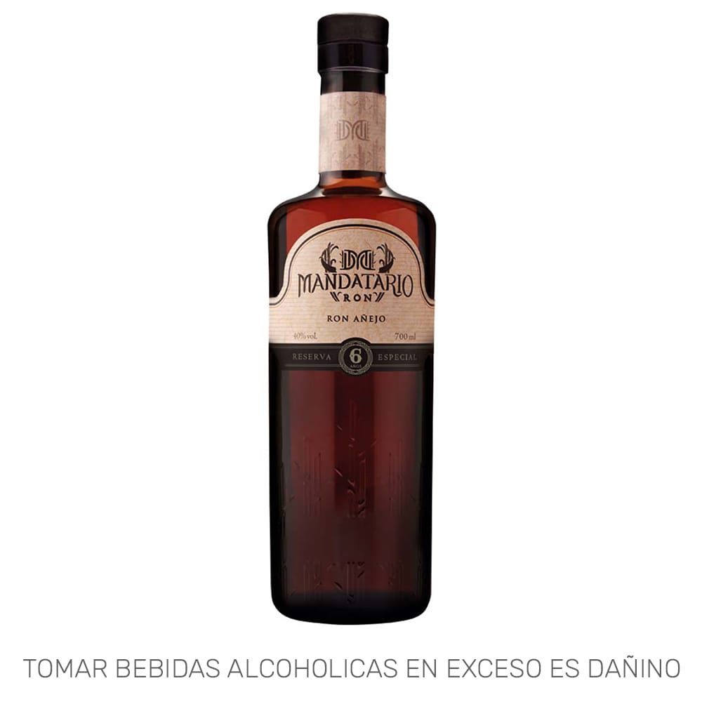 Ron MANDATARIO Añejo 6 Años Botella 700ml