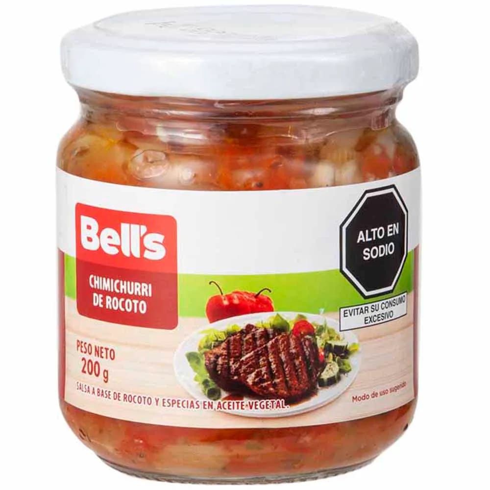 Salsa BELL'S Chimichurri de Rocoto Frasco 200g