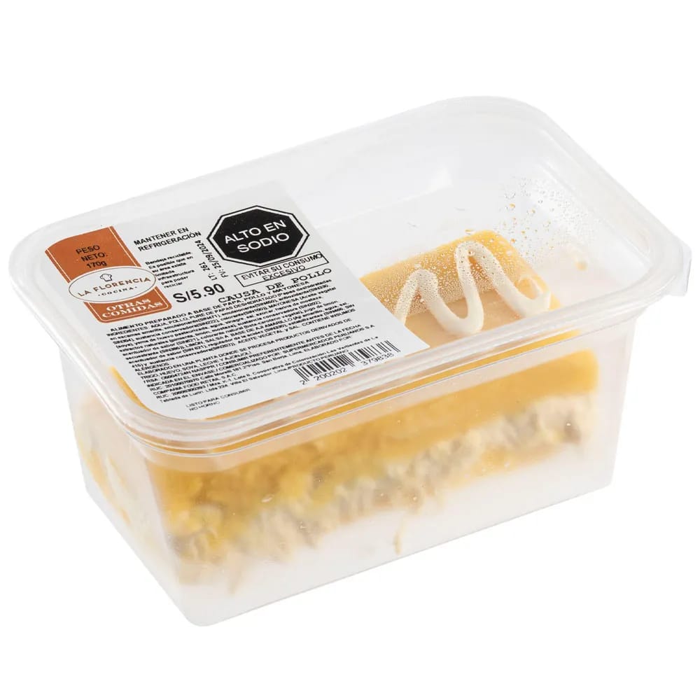 Causa de Pollo LA FLORENCIA Bandeja 170g