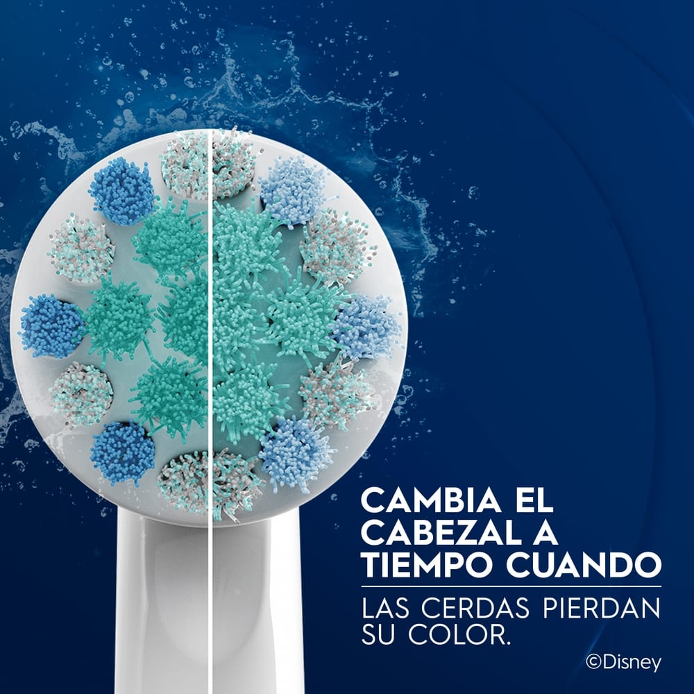 Cabezales de Repuesto ORAL-B para Cepillo Dental Eléctrico Disney Princesas Blíster 2un