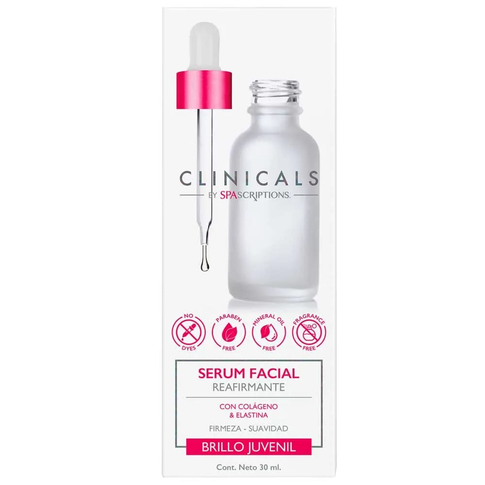 Sérum Facial Reafirmante CLINICALS Botella 30ml