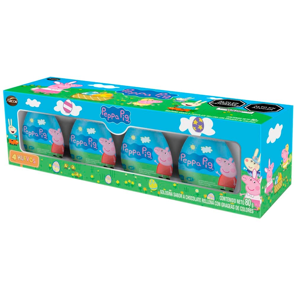 Huevo de Pascua ARCOR Checkout Peppa Pig Caja 80g
