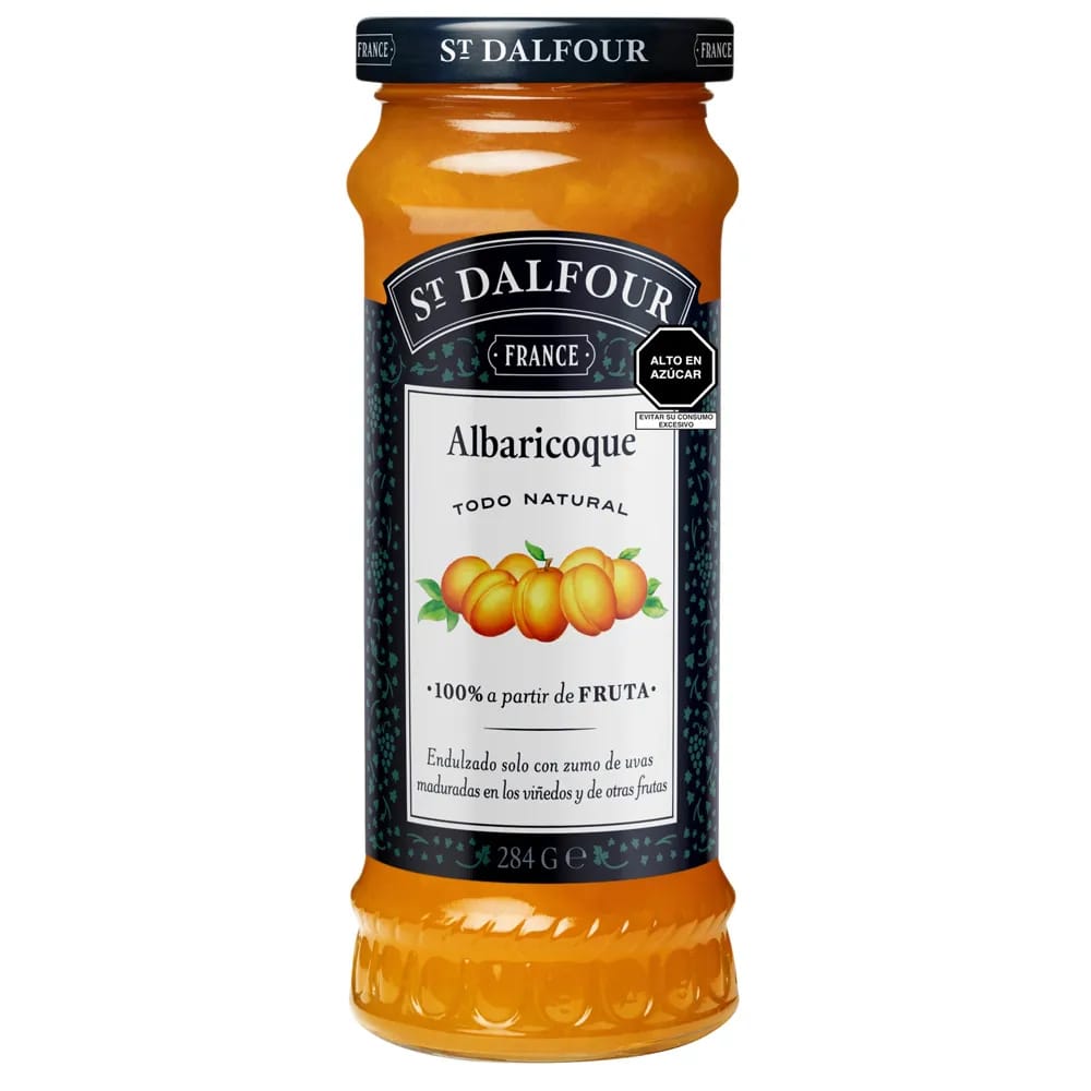 Mermelada ST. DALFOUR Albaricoque Frasco 284g