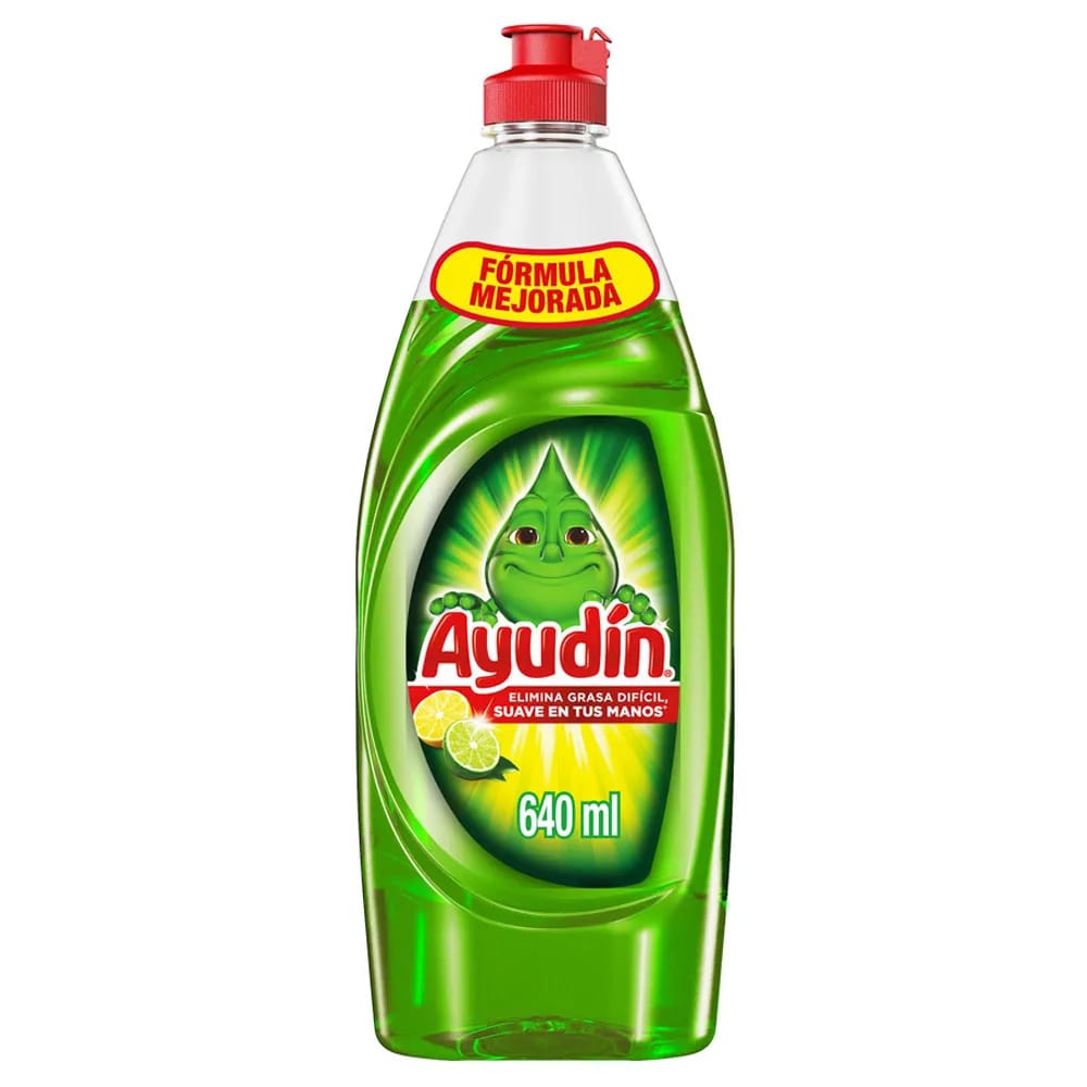 Lavavajilla Líquido AYUDIN Lima Limón 640ml