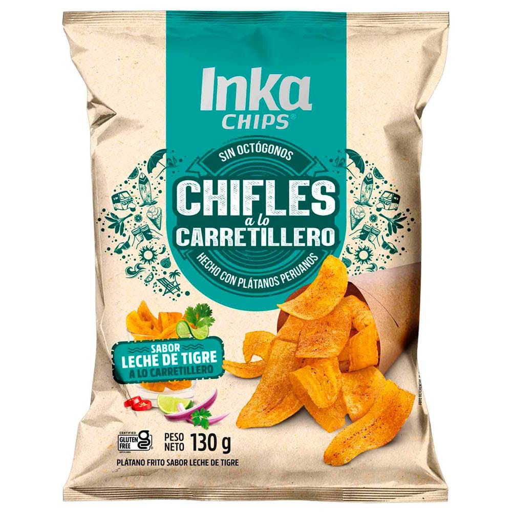 Chifle Leche de Tigre INKA CHIPS Bolsa 130g