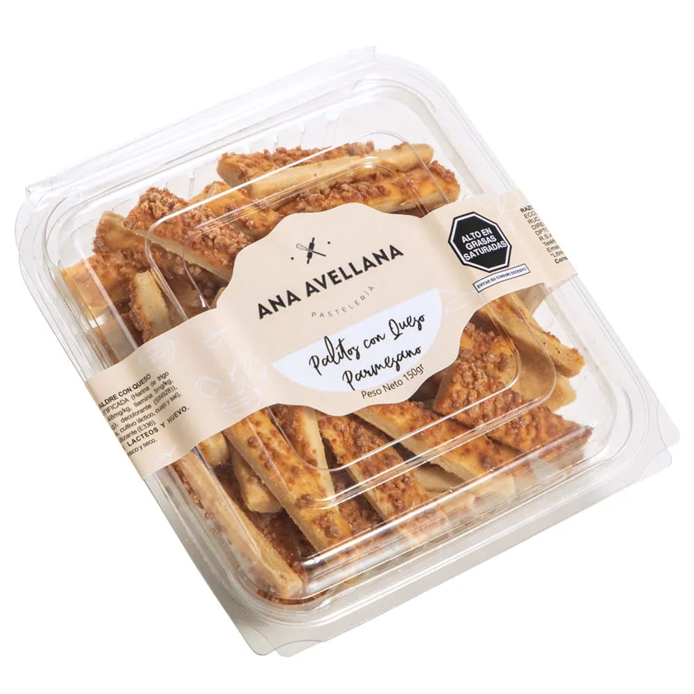 Palitos con Parmesano ANA AVELLANDA Bandeja 150g