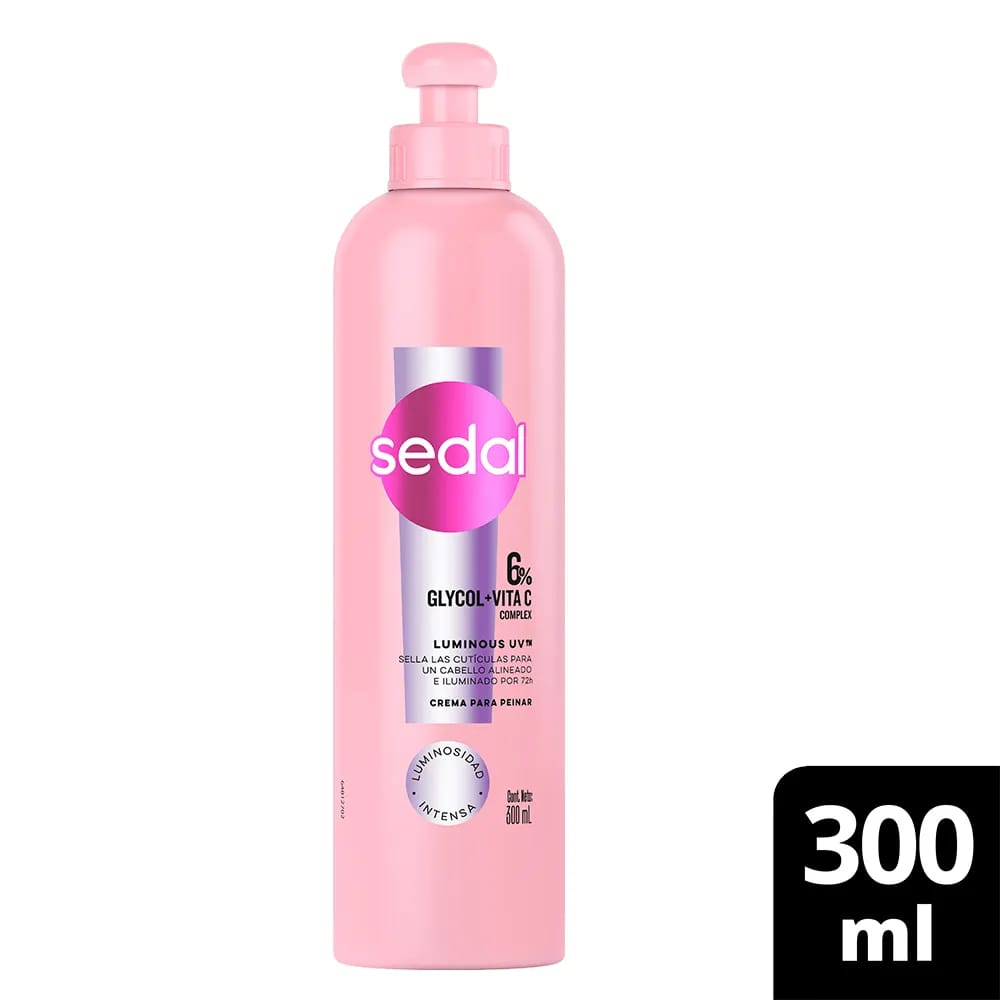 Crema para Peinar SEDAL Luminous UV Frasco 300ml
