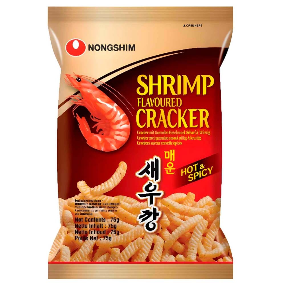 Shrimp Flavored Hot NONGSHIM Bolsa 75g
