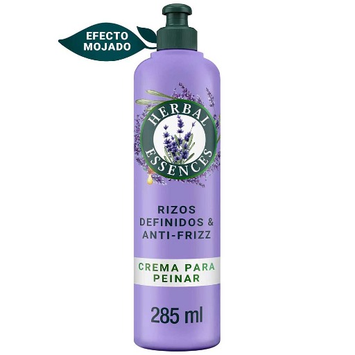 Crema para Peinar Anti-Frizz HERBAL ESSENCES Rizos Definidos Frasco 285ml
