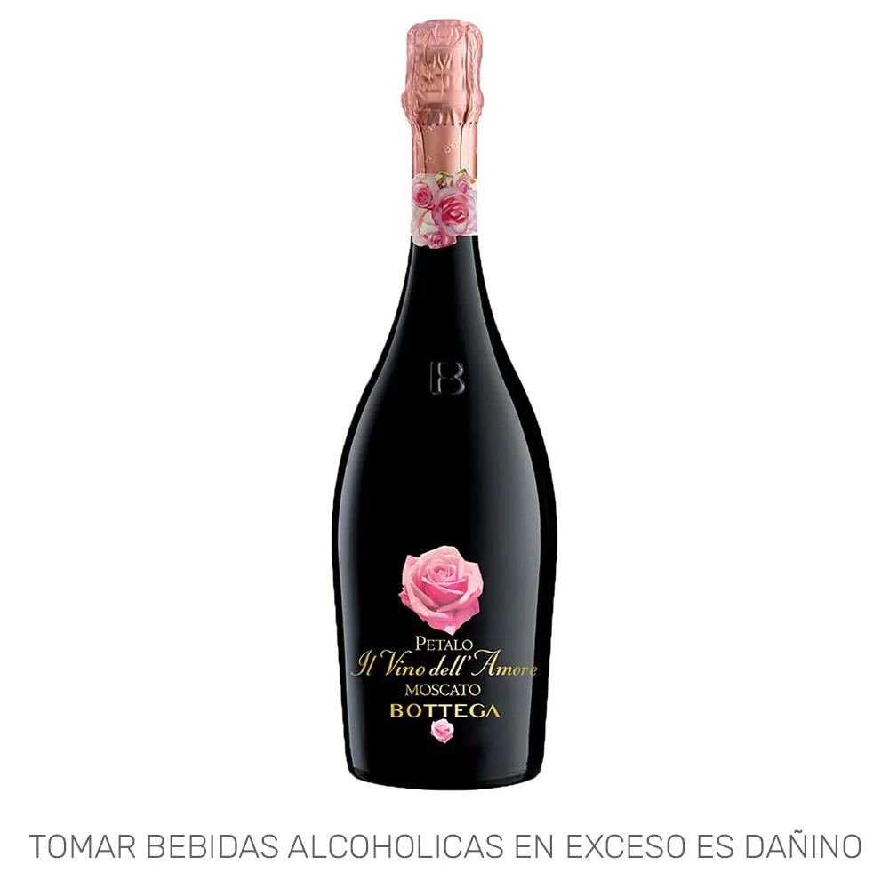 Espumante PETALO Moscato Dulce Botella 750ml