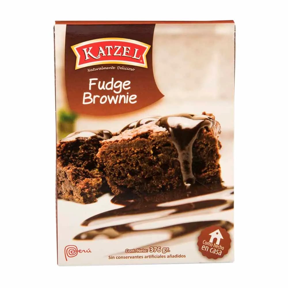 Pre Mezcla KATZEL Fudge Brownie Caja 376g
