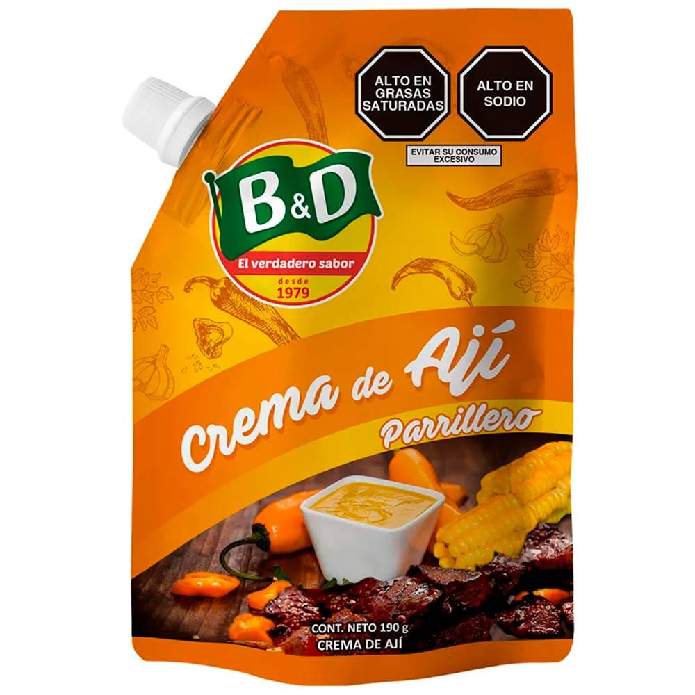 Crema de Ají B&D Doypack 190g