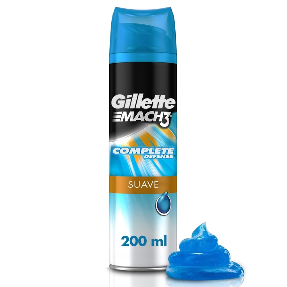Gel de Afeitar GILLETTE Mach3 Suave Frasco 200ml
