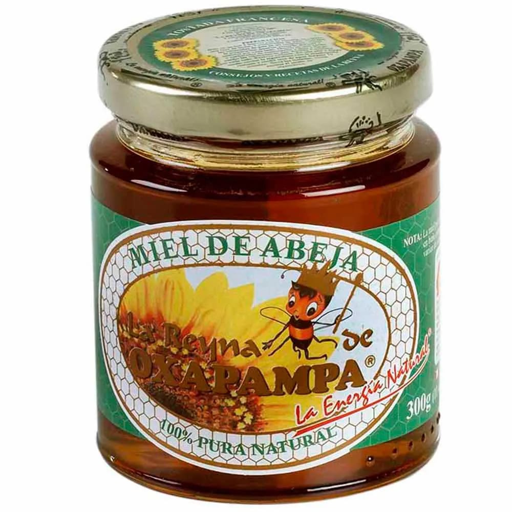 Miel de abeja LA REYNA OXAPAMPA Frasco 300Gr