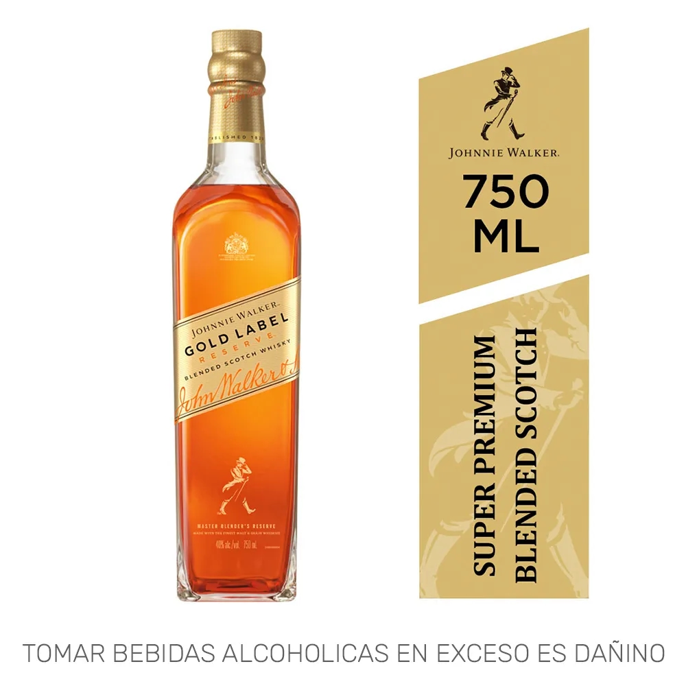 Whisky JOHNNIE WALKER Gold Label Reserve Botella 750ml