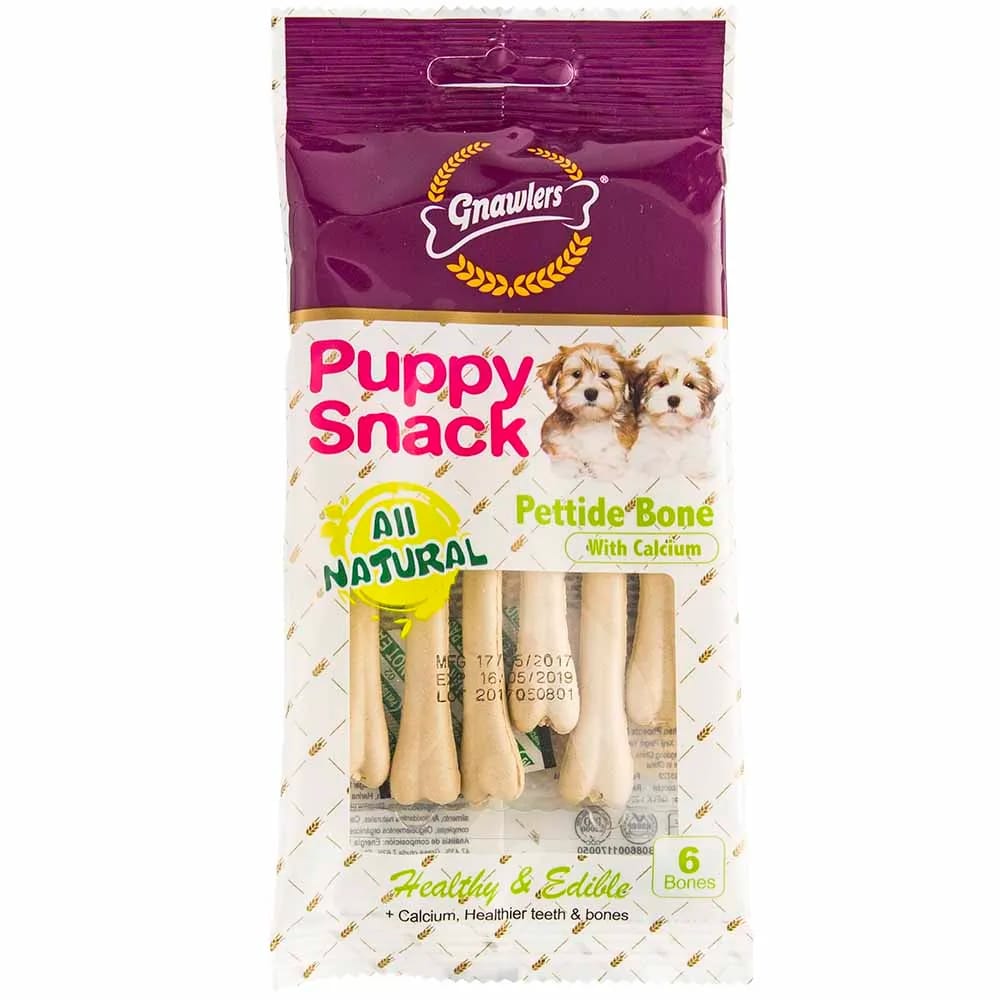 Alimento para Perro GNAWLERS Cachorro Sabor Leche Bolsa 40g