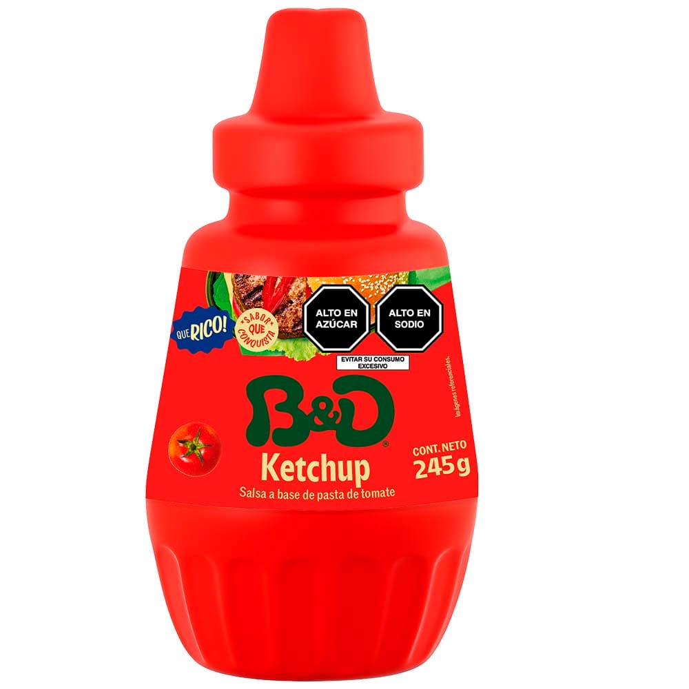 Ketchuo B&D Ketchup Frasco 245g