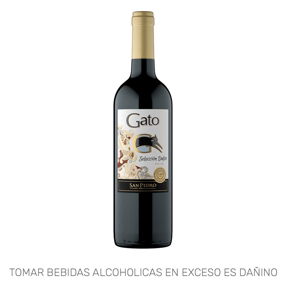 Vino Tinto GATO NEGRO Blend Selección Dulce Botella 750ml