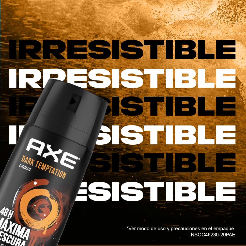 Deocolonia para Hombre en Aerosol AXE Dark Temptation Frasco 150ml
