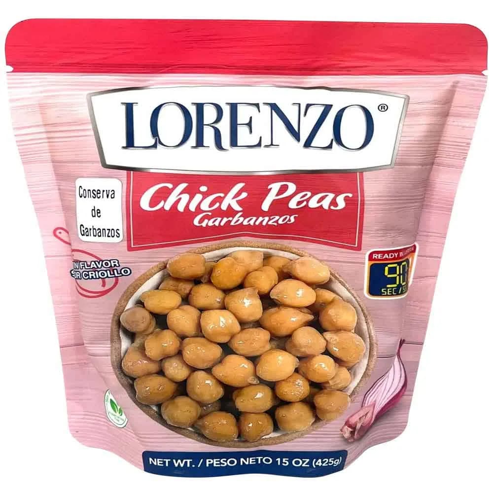 Garbanzos Listos para Servir LORENZO Doypack 425g