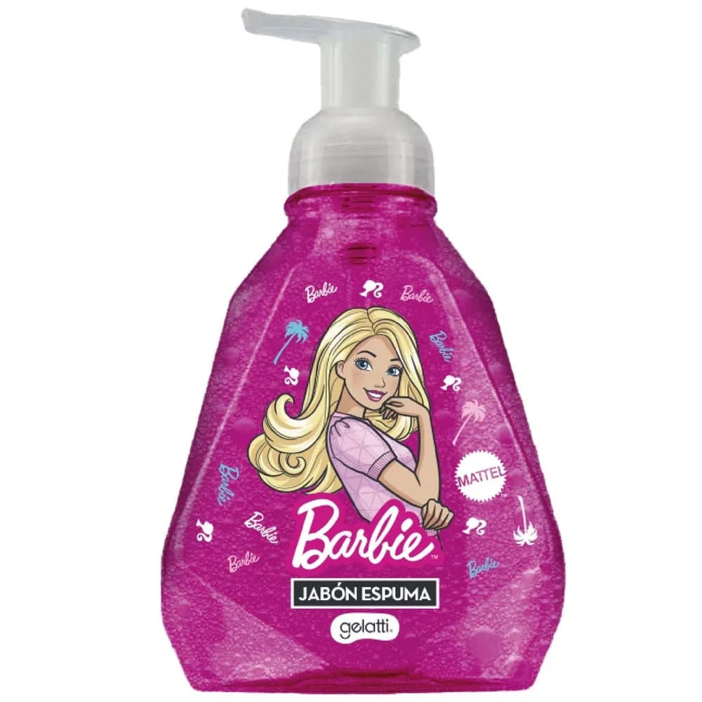 Jabón GELATTI Espuma Barbie Frasco 300ml
