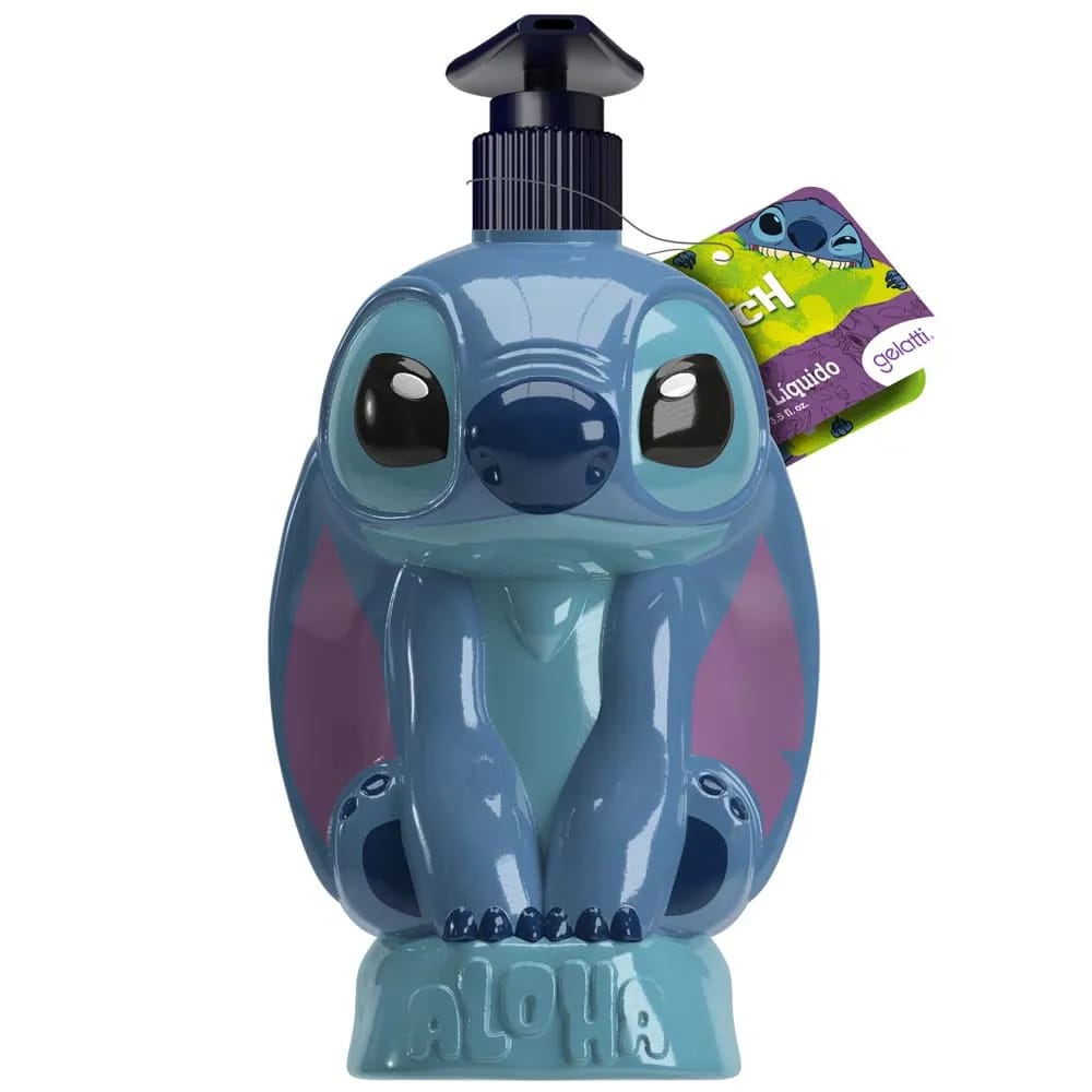 Jabón Líquido GELATTI Stitch 3D Frasco 400ml