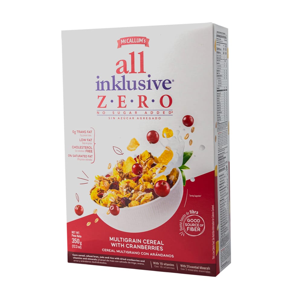Cereal ALL INKLUSIVE Zero con Arándanos Caja 350g