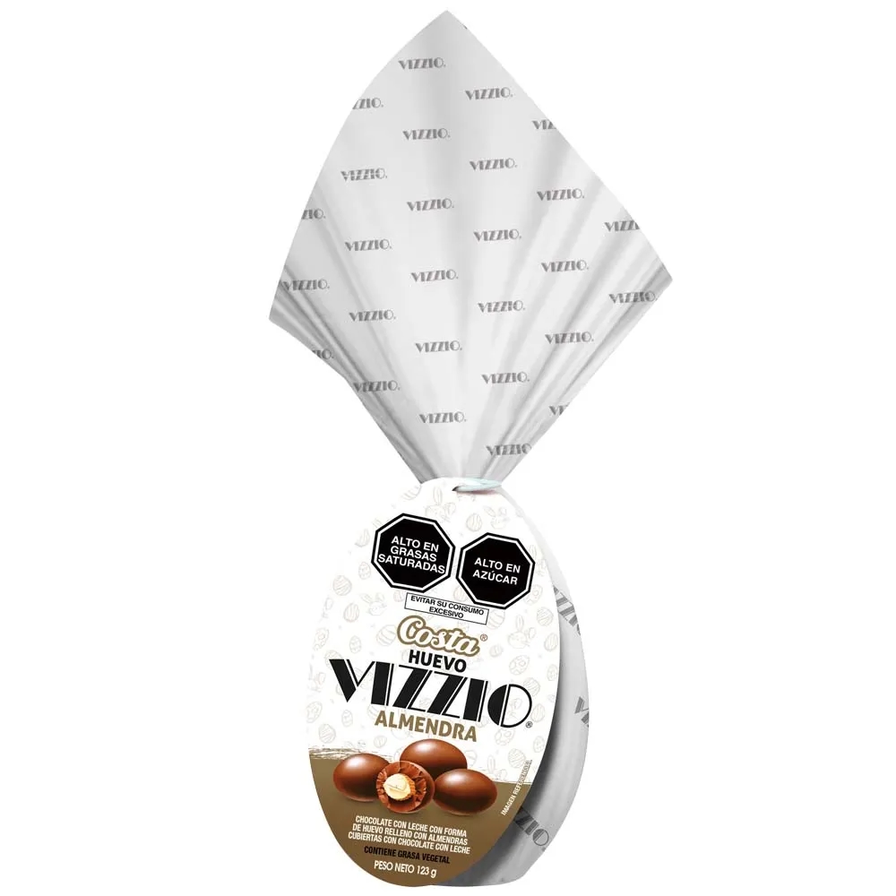 Huevos Vizzio COSTA Almendra Bolsa 123g